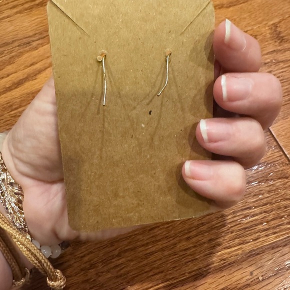 Silver Floral Earrings - Picture 3 of 3